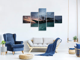 5-piece-canvas-print-night-ride