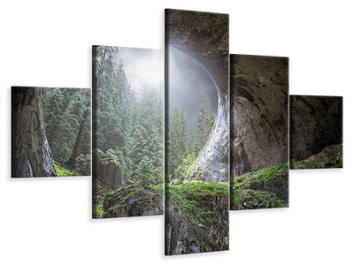 5-piece-canvas-print-peek-to-heaven