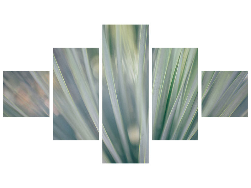 5-piece-canvas-print-strip-of-plant