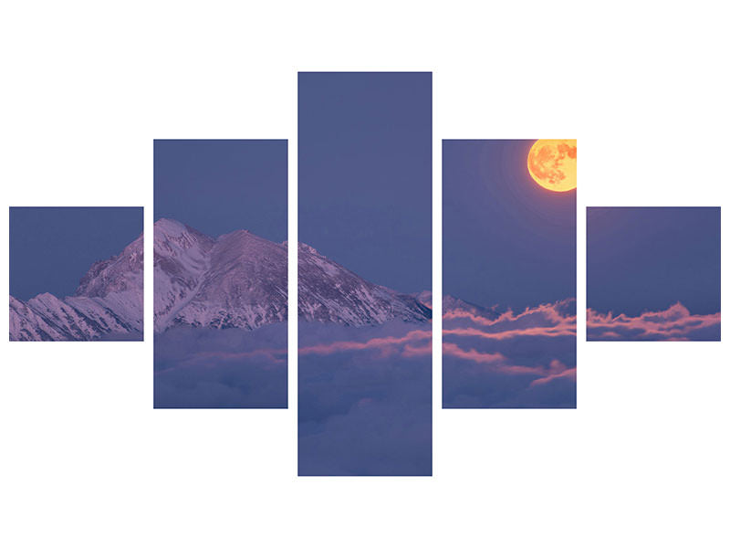 5-piece-canvas-print-super-moon-rises