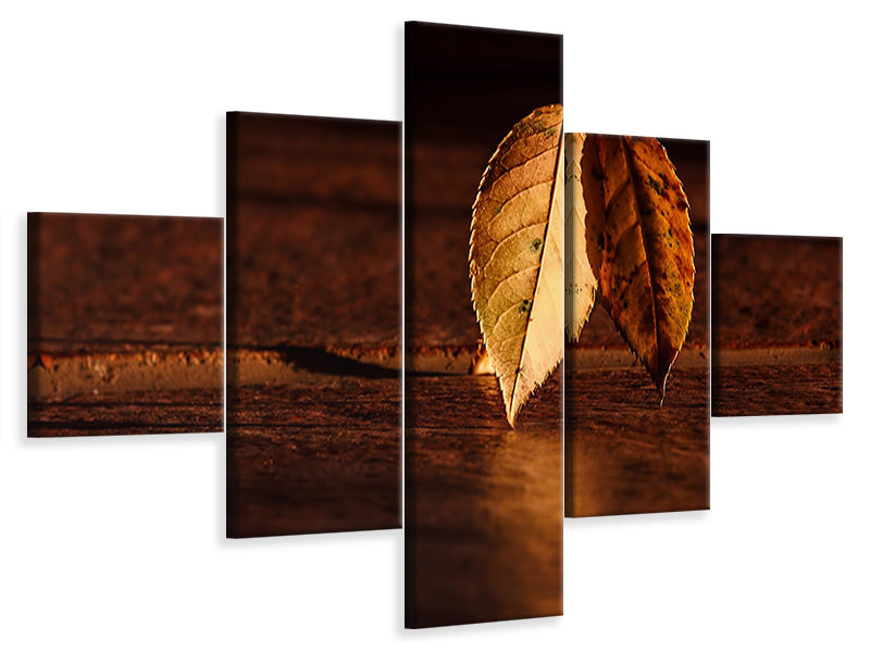 5-piece-canvas-print-the-leaf