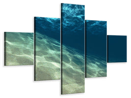 5-piece-canvas-print-under-the-water