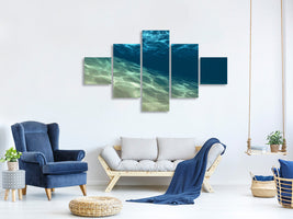 5-piece-canvas-print-under-the-water