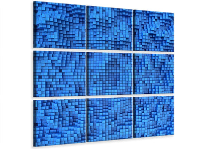 9-piece-canvas-print-3d-mosaic