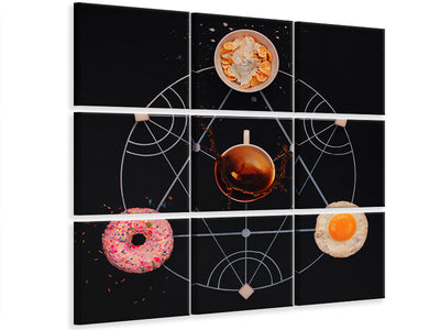 9-piece-canvas-print-breakfast-alchemy