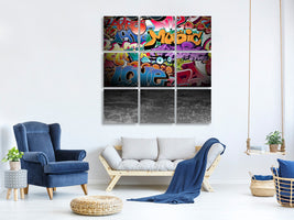 9-piece-canvas-print-graffiti-writing