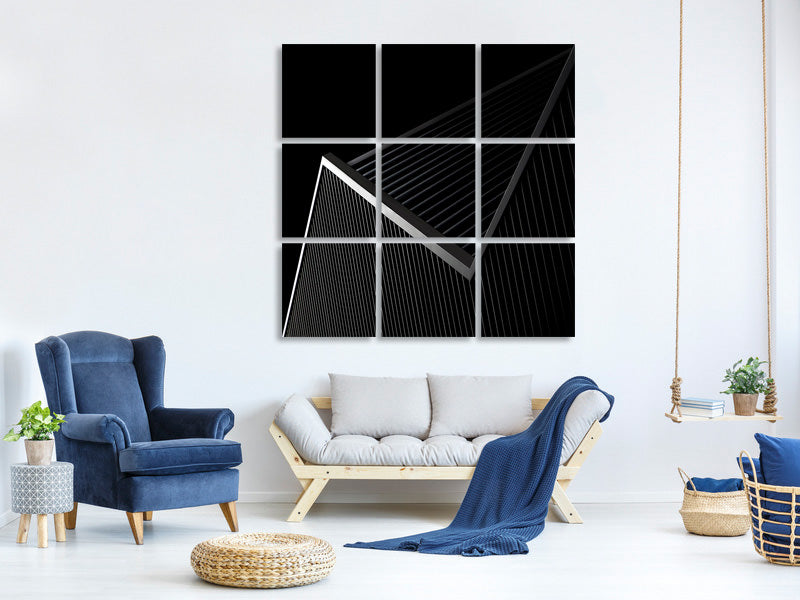 9-piece-canvas-print-light-stripes