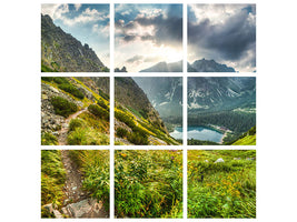 9-piece-canvas-print-mountain-views