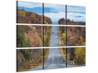 9-piece-canvas-print-on-the-road-again