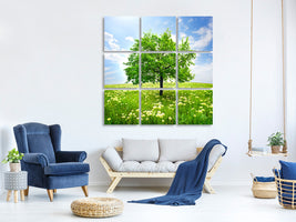 9-piece-canvas-print-the-tree