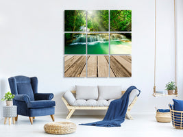 9-piece-canvas-print-waterfall-thailand