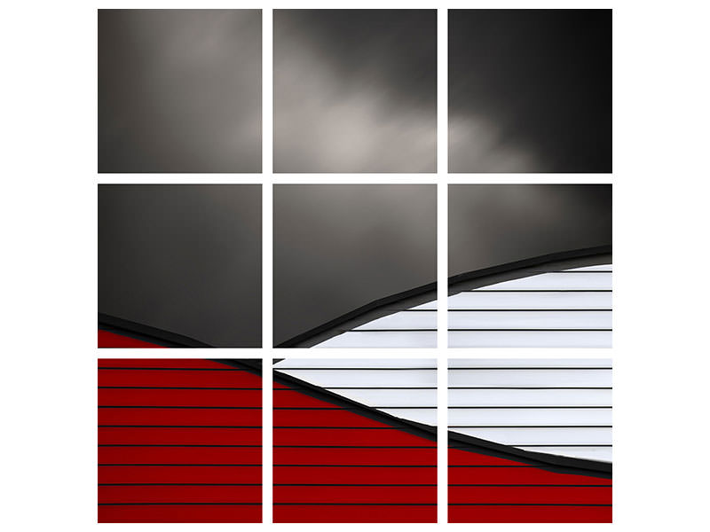 9-piece-canvas-print-wavy-red-white-roof