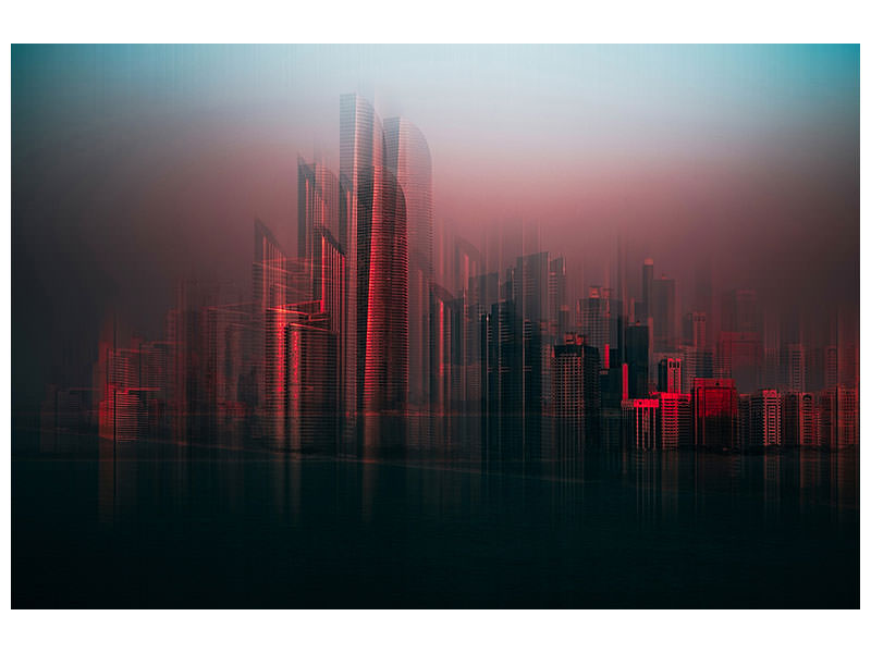 canvas-print-abu-dhabi-skyline