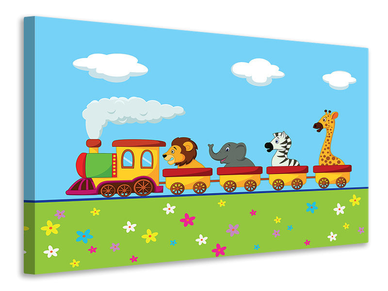 canvas-print-animal-train