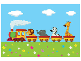 canvas-print-animal-train