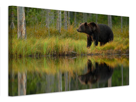 canvas-print-bear-and-fish-x