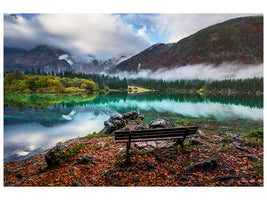 canvas-print-bench-by-the-lake