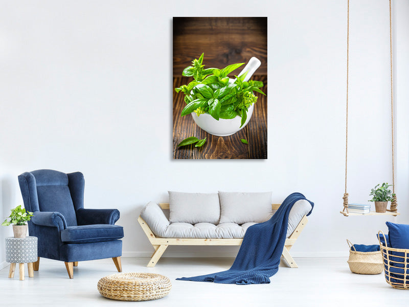 canvas-print-fresh-basil