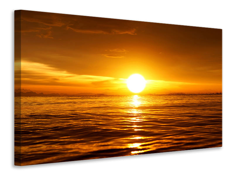 canvas-print-glowing-sunset-on-the-water