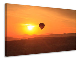 canvas-print-hot-air-balloon-at-sunset