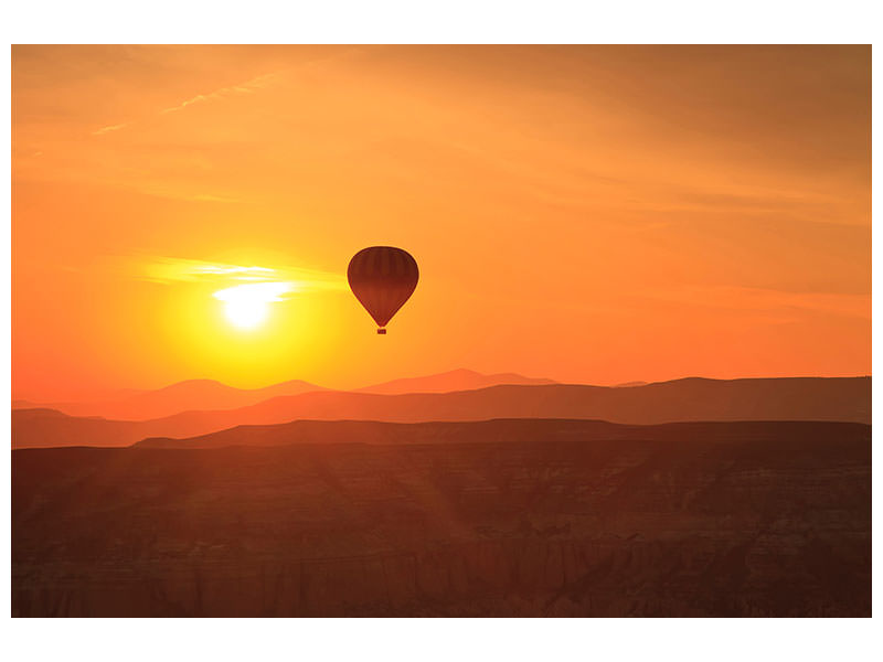 canvas-print-hot-air-balloon-at-sunset