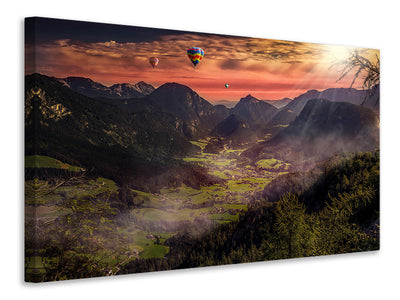 canvas-print-hot-air-balloons-in-the-sunset