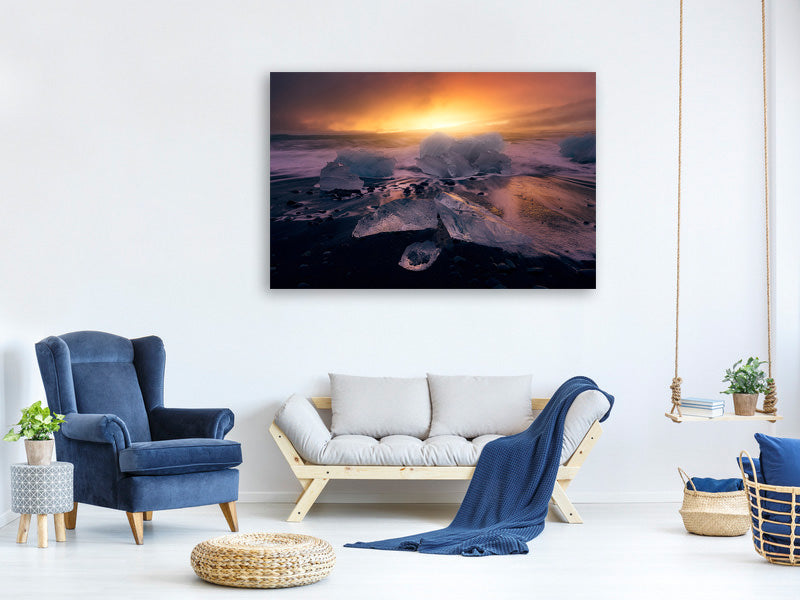 canvas-print-jokulsarlonas-sunrise-ii