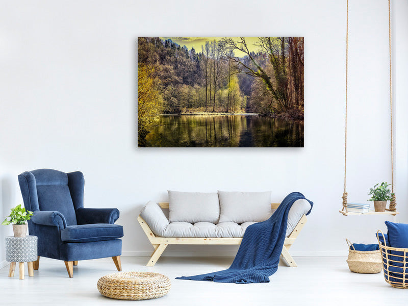 canvas-print-lake-in-the-forest