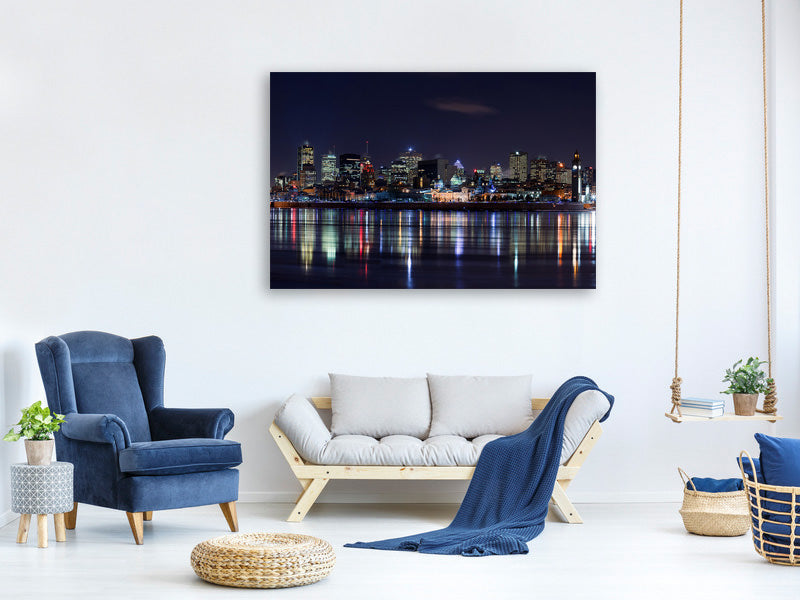 canvas-print-montreal-night