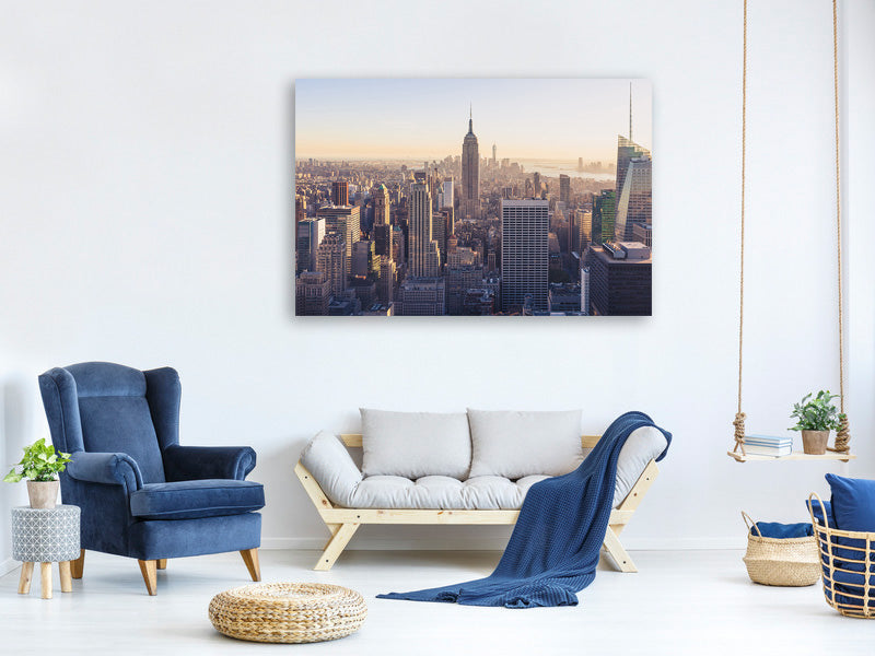 canvas-print-new-york-at-sunrise