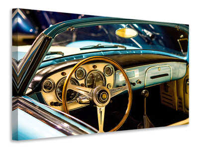 canvas-print-oldtimer-interior