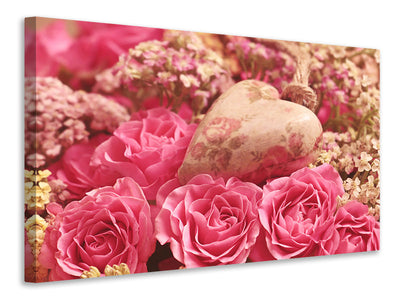 canvas-print-romantic-roses-with-heart