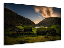 canvas-print-saksun-village