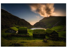 canvas-print-saksun-village