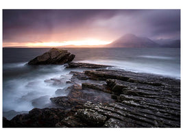 canvas-print-sunset-at-elgol-beach-x