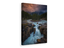 canvas-print-sunwapta-falls