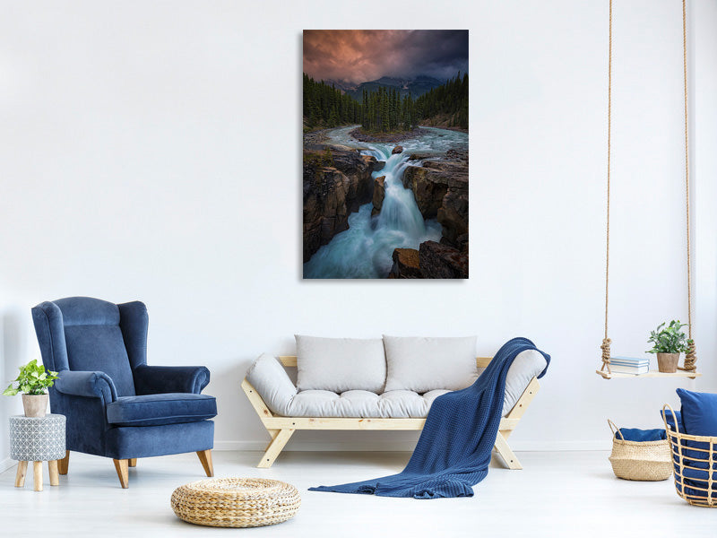 canvas-print-sunwapta-falls