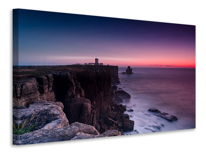 canvas-print-the-lighthouse-at-dusk