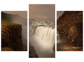 modern-3-piece-canvas-print-gullfoss-iii