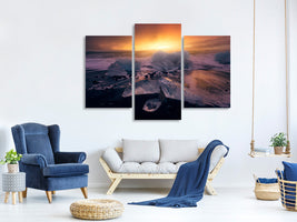 modern-3-piece-canvas-print-jokulsarlonas-sunrise-ii