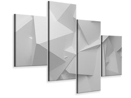 modern-4-piece-canvas-print-3d-grid