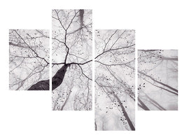 modern-4-piece-canvas-print-a-view-of-the-tree-crown