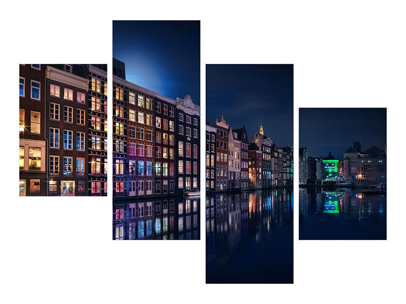 modern-4-piece-canvas-print-amsterdam-windows-colors