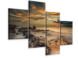 modern-4-piece-canvas-print-angry-beach