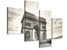 modern-4-piece-canvas-print-arc-de-triomphe