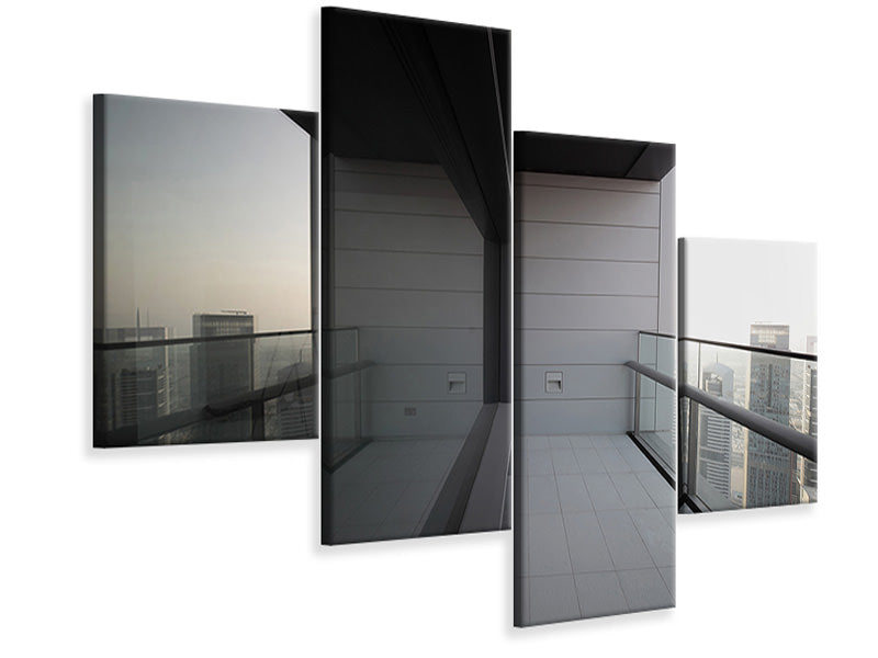 modern-4-piece-canvas-print-balcony-in-dubai