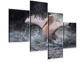 modern-4-piece-canvas-print-bathing-fun