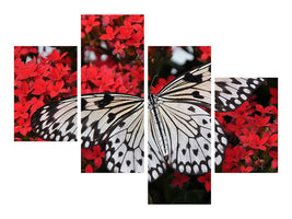 modern-4-piece-canvas-print-butterfly-in-xxl