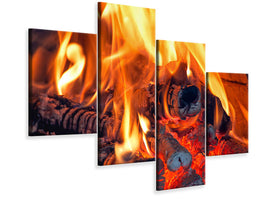 modern-4-piece-canvas-print-campfire