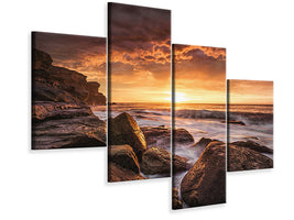 modern-4-piece-canvas-print-cape-solander